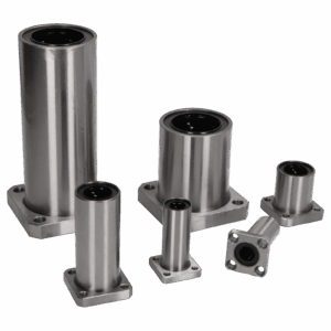 Łożyska liniowe z kołnierzem kwadratowym