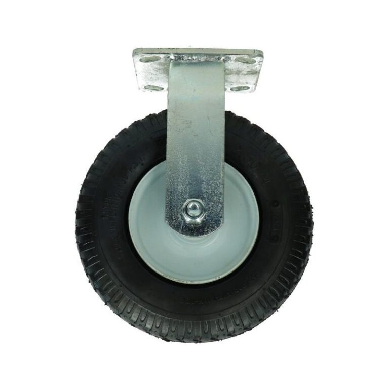 Kółko stałe fi 80mm pompowane z płytą montażową, nośność 120 kg FC 80