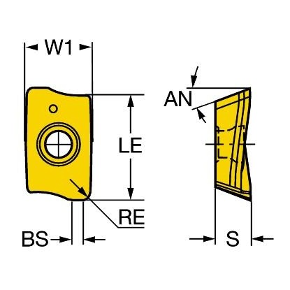 Płytka skrawająca R390-11T308M-PM