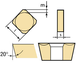 Płytka skrawająca SEKT1204 LF6018