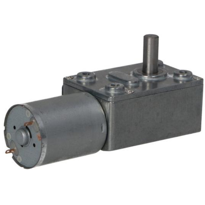 Silnik z przekładnią ślimakową 200:1 30RPM 6VDC Silnik z przekładnią ślimakową 200:1 30RPM 6VDC