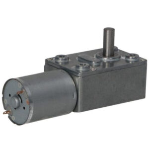 Silnik z przekładnią ślimakową 65:1 90RPM 12VDC Silnik z przekładnią ślimakową 65:1 90RPM 12VDC