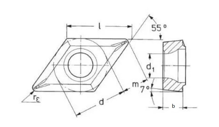 Płytka do toczenia VBMT 110304 NN TG1225