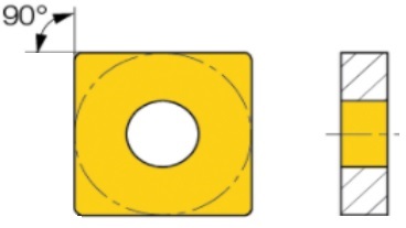 Płytka do toczenia SNMG190612-MS TG2155