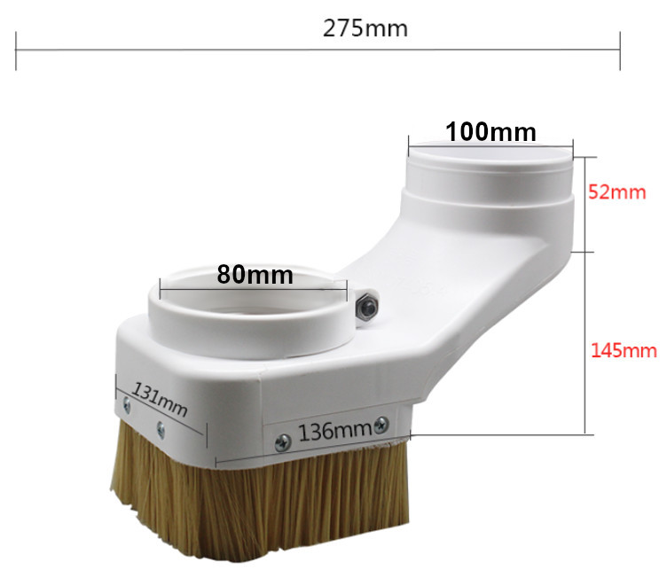 Szczotka do odciągu wiórów 80mm