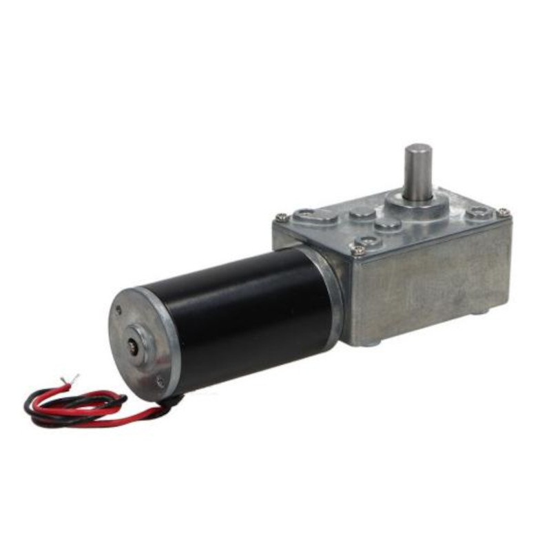 Silnik z przekładnią ślimakową 670:1 12RPM 12VDC Silnik z przekładnią ślimakową 670:1 12RPM 12VDC