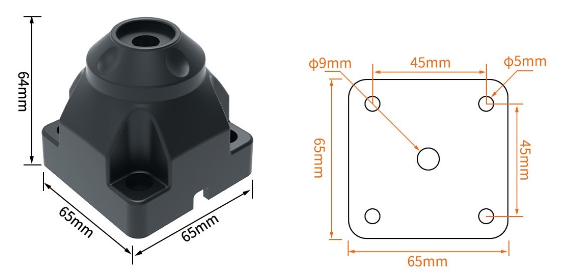 Lampa LED 5W z montażem śrubowym Lampa LED 5W z montażem śrubowym