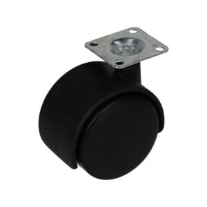 Kółko obrotowe fi 50mm plastikowe meblowe z płytą montażową, nośność 30 kg TWP-50 Kółko obrotowe fi 50mm plastikowe meblowe z płytą montażową, nośność 30 kg TWP-50