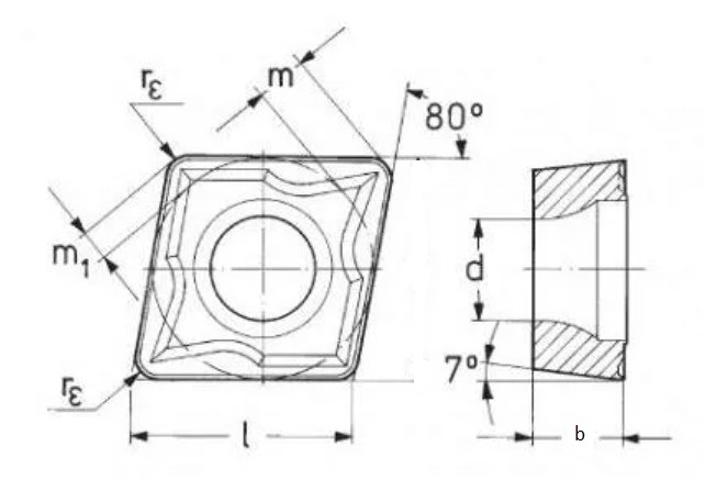 Płytka skrawająca CCMT 060204 UE6020