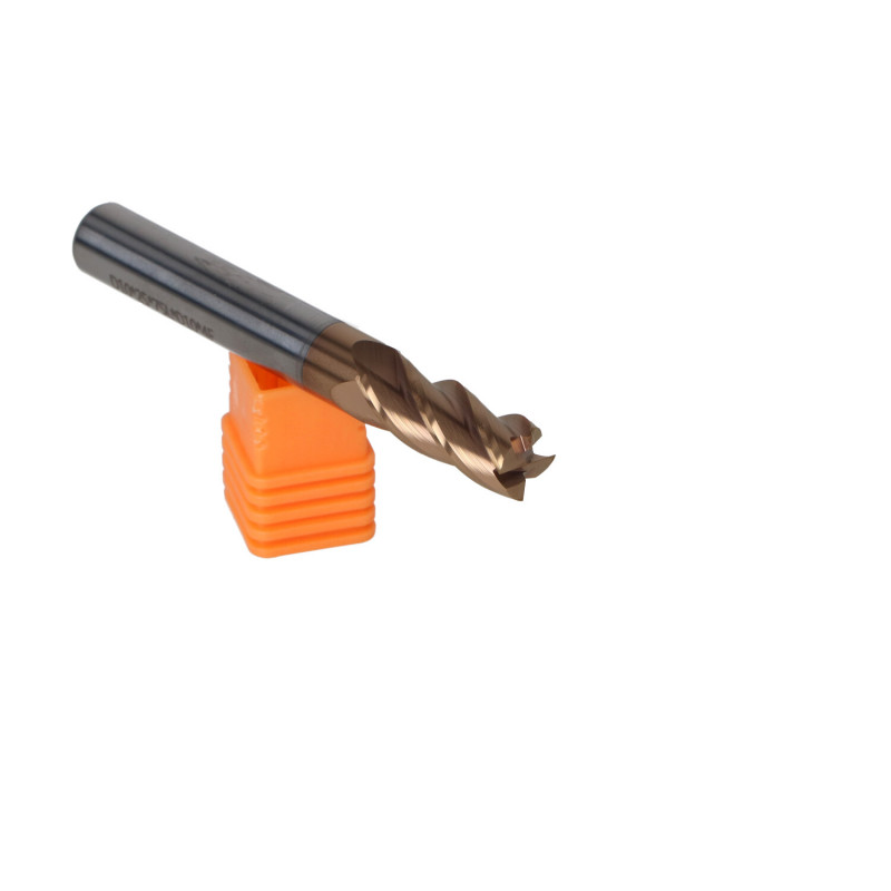 Frez trzpieniowy VHM HRC55 fi 10mm 75mm 4F TiN Frez trzpieniowy VHM HRC55 fi 10mm 75mm 4F TiN