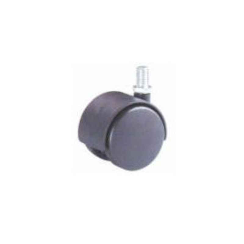 Kółko obrotowe fi 50mm plastikowe meblowe z gwintowanym trzpieniem, nośność 30 kg TWT-50