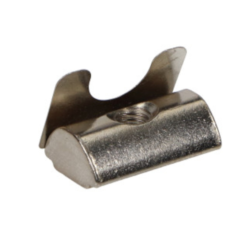 Nakrętka rowkowa M5 do profili OB30 ze sprężyną Nakrętka rowkowa M5 do profili OB30 ze sprężyną