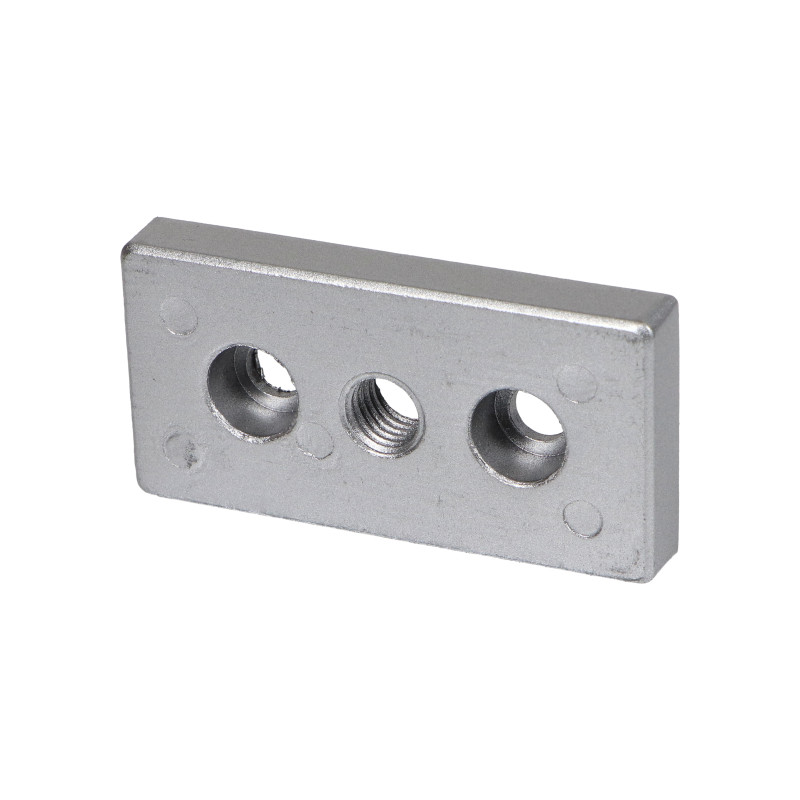 Płyta łącznik końcowy M12 do profilu 40x80 Płyta łącznik końcowy M12 do profilu 40x80