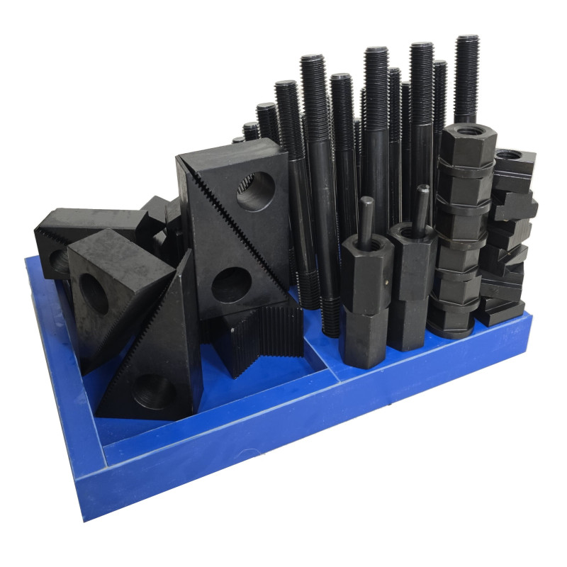 Płytki dociskowe, łapy mocujące - zestaw M18/20mm Płytki dociskowe, łapy mocujące - zestaw M18/20mm