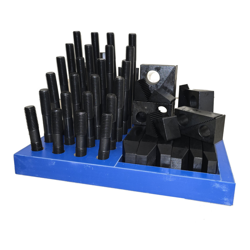 Płytki dociskowe, łapy mocujące - zestaw M18/20mm Płytki dociskowe, łapy mocujące - zestaw M18/20mm