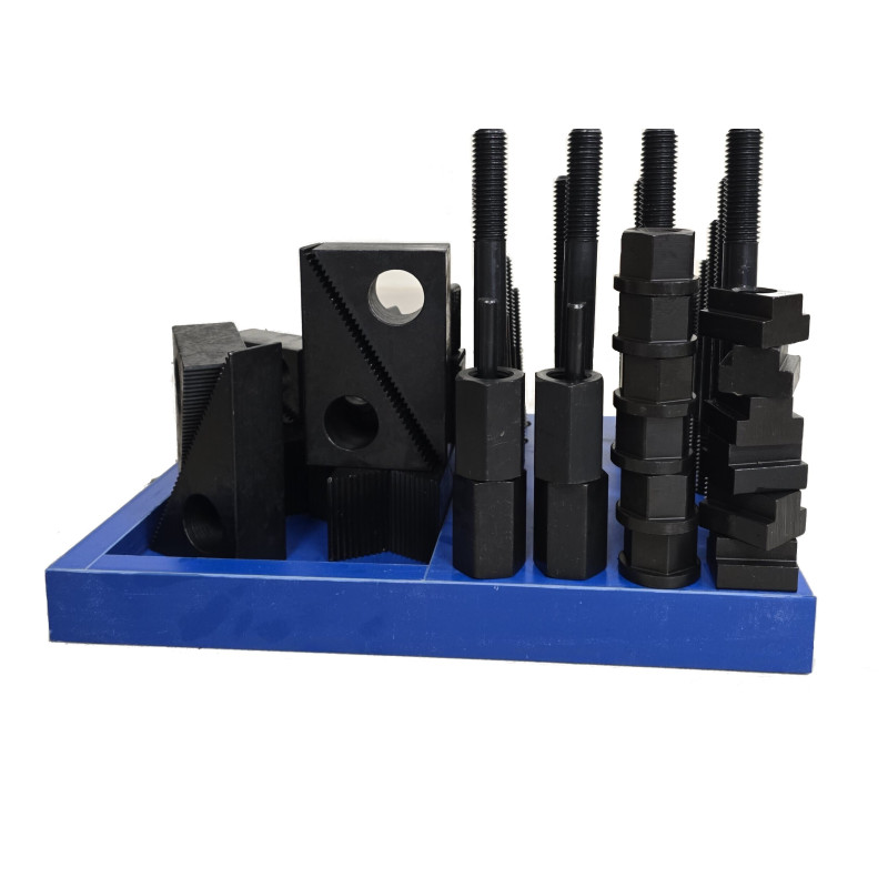 Płytki dociskowe, łapy mocujące - zestaw M18/20mm Płytki dociskowe, łapy mocujące - zestaw M18/20mm