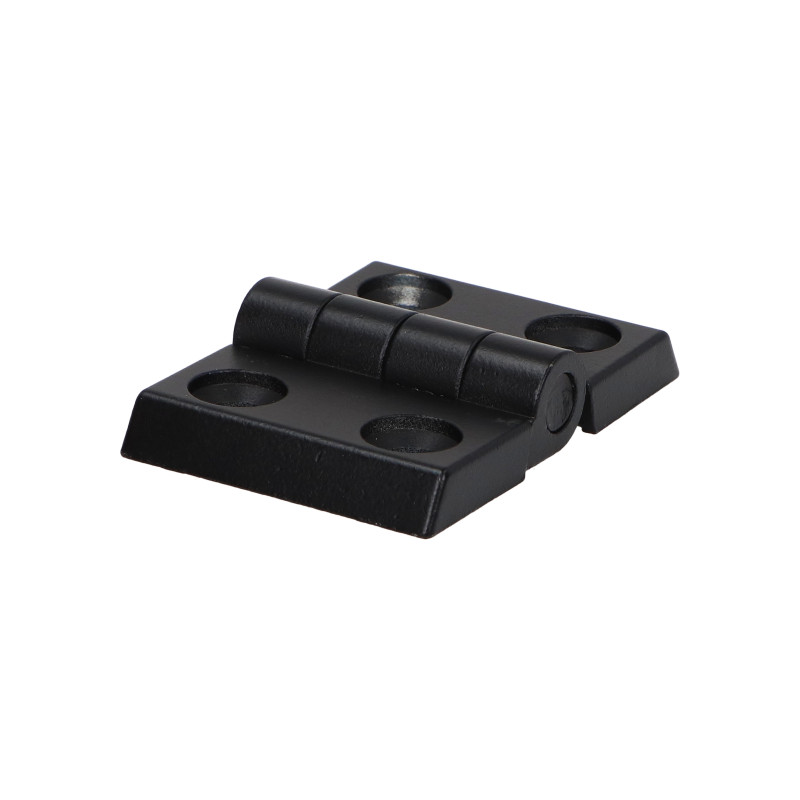 Zawias metalowy czarny do profili 20 39x30