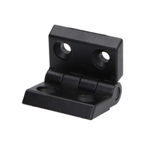 Zawias metalowy czarny do profili 40 63x45mm Zawias metalowy czarny do profili 40 63x45mm