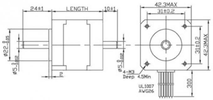 Silnik krokowy SM 42/38-1684B 0.36Nm Silnik krokowy SM 42/38-1684B 0.36Nm