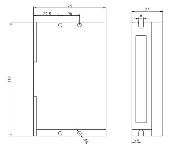 Sterownik silnika krokowego DM556 - 5.6A Sterownik silnika krokowego DM556 - 5.6A
