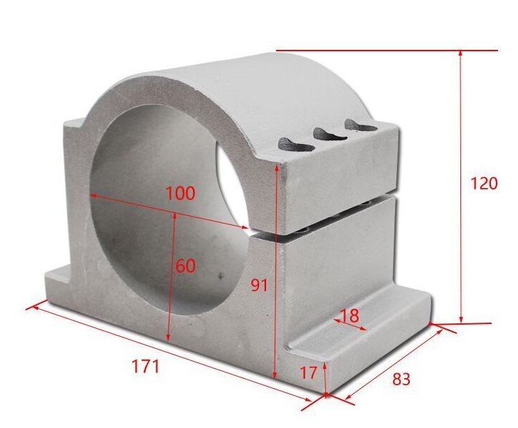 Mocowanie uchwyt wrzeciona fi 100mm Mocowanie uchwyt wrzeciona fi 100mm