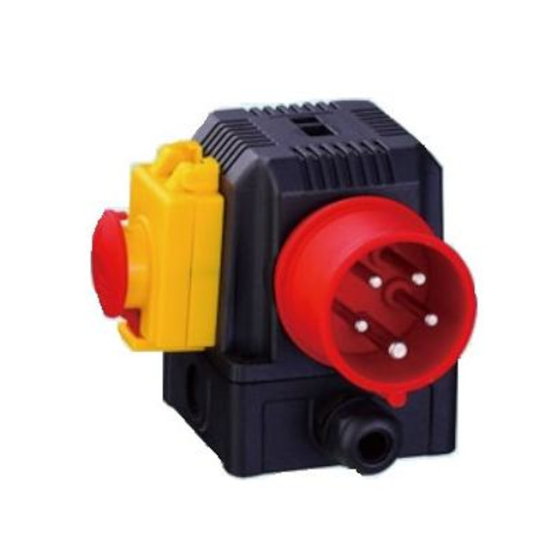 Wyłącznik elektromagnetyczny w obudowie, z grzybkiem bezpieczeństwa 400V KOA1Y 400V+ESTOP (DZ08-4D5)