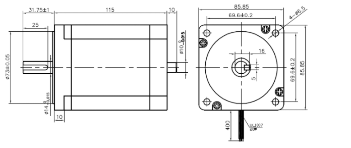 Silnik krokowy SM 86/118-7808B - 8.5Nm Silnik krokowy SM 86/118-7808B - 8.5Nm
