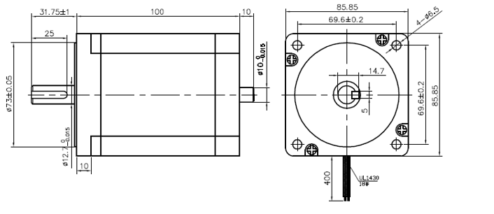 Silnik krokowy SC86STH100-4208B - 6Nm Silnik krokowy SC86STH100-4208B - 6Nm