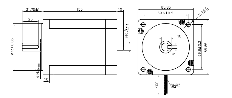 Silnik krokowy SM 86/156-4208B - 12.2Nm Silnik krokowy SM 86/156-4208B - 12.2Nm