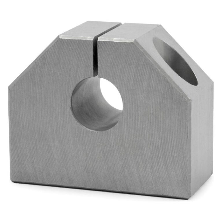 Wspornik końcowy wałka WA08 anodowany Wspornik końcowy wałka WA08 anodowany