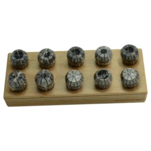 Komplet tulejek zaciskowych ER16 KPL.10, 1-10mm w drewnianej kasetce