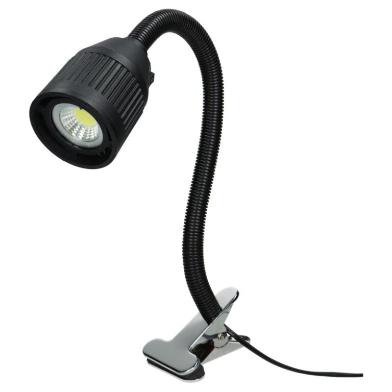 Lampa maszynowa 5W LED ABS z uchwytem klipsowym - 230V Lampa maszynowa 5W LED ABS z uchwytem klipsowym - 230V