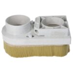 Szczotka do odciągu wiórów z kołnierzem 100mm na wrzeciono