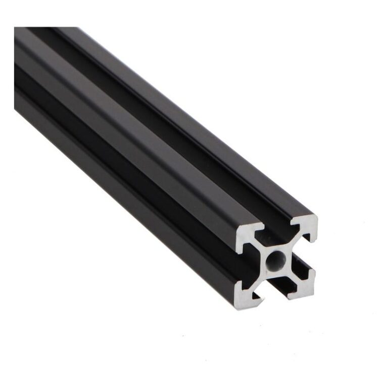 Profil aluminiowy czarny 20x20 rowek 6 - 500mm