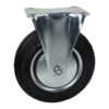 Kółko stałe fi 200mm gumowe z płytą montażową, nośność 185 kg 4002 - 200x50 - obrazek 2