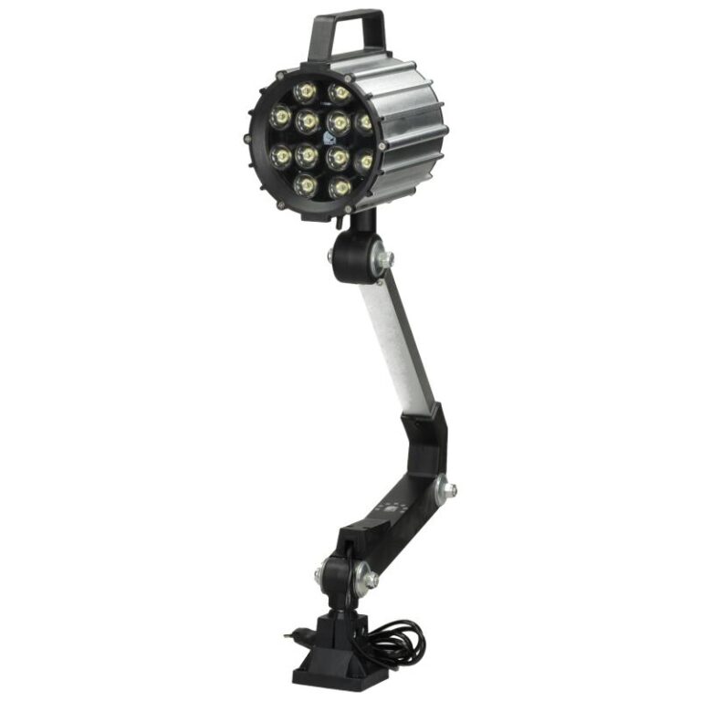 Lampa maszynowa LED 12W z uchwytem montażowym Lampa maszynowa LED 12W z uchwytem montażowym