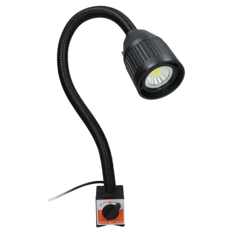 Lampa maszynowa 5W LED ABS z podstawką magnetyczną - 230V Lampa maszynowa 5W LED ABS z podstawką magnetyczną - 230V