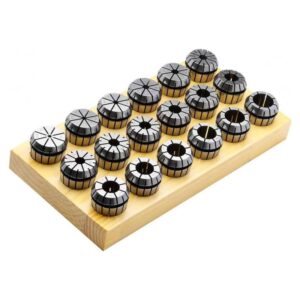 Komplet tulejek zaciskowych ER32 KPL.18, 3-20mm w drewnianej kasetce