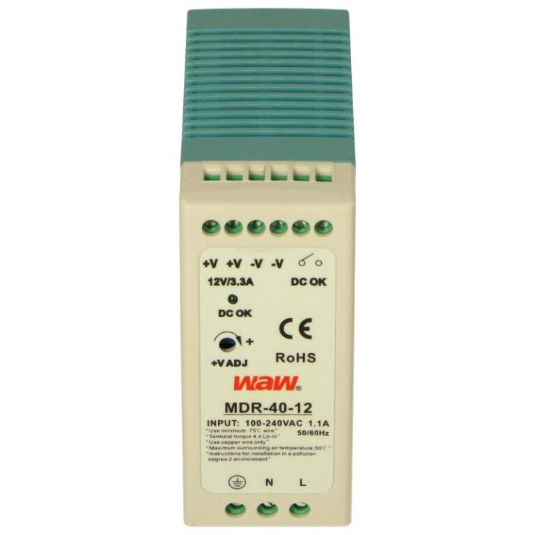 Zasilacz impulsowy MDR-40-12 12V 3.33A