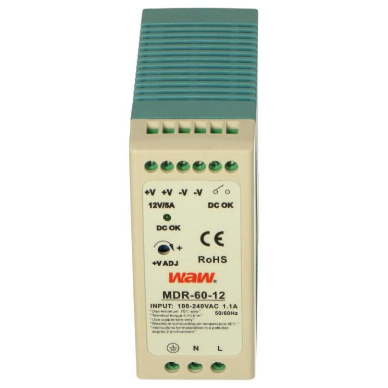 Zasilacz impulsowy MDR-60-12 12V 5A