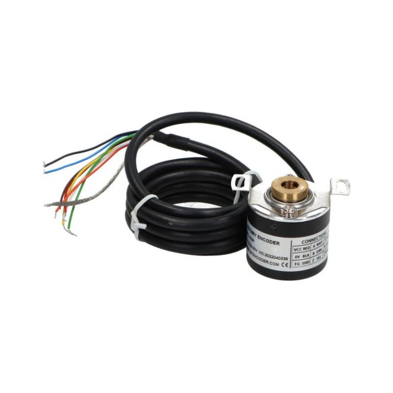 Enkoder inkrementalny obrotowy PKB3808-500-G5-30T, 500imp/obr, 5-30VDC, fi38mm, otwór 8mm, Line Driver