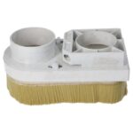 Szczotka do odciągu wiórów z kołnierzem 85mm na wrzeciono