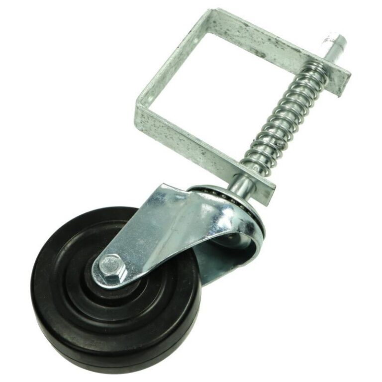 Kółko sprężynowe do bram fi 100mm plastikowe, nośność 100 kg KDB - 100