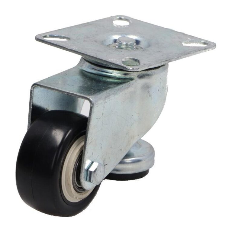 Kółko obrotowe fi 50mm gumowe, nośność 60 kg KM 50S