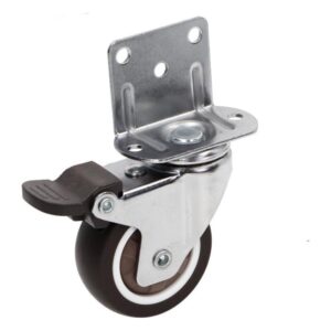Kółko obrotowe fi 50mm gumowe z hamulcem, nośność 30 kg KM 50L