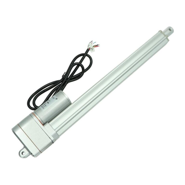 Siłownik elektryczny liniowy FY017 750N, wysuw 300mm, 30mm/s, 12V, sprzężęnie zwrotne z czujnikiem halla Siłownik elektryczny liniowy FY017 750N, wysuw 300mm, 30mm/s, 12V, sprzężęnie zwrotne z czujnikiem halla