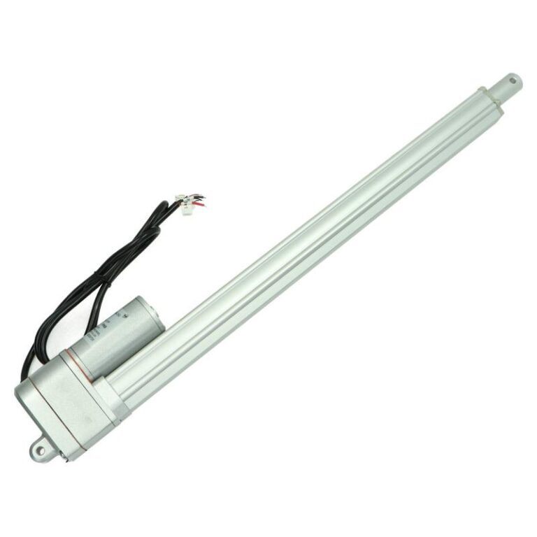 Siłownik elektryczny liniowy FY017 750N, wysuw 400mm, 30mm/s, 12V, sprzężęnie zwrotne z czujnikiem halla