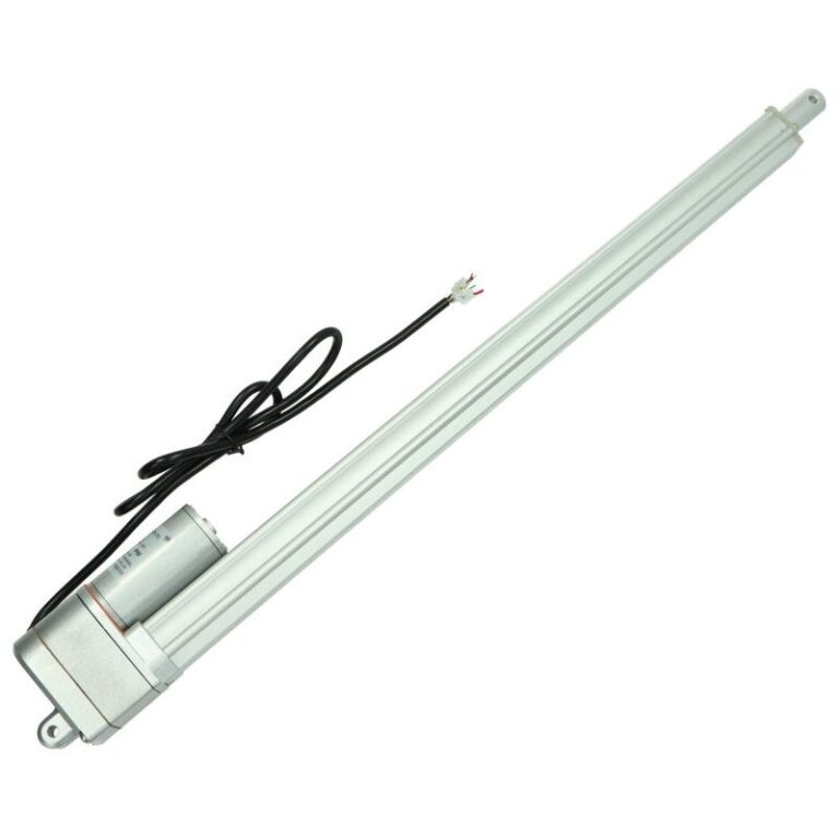 Siłownik elektryczny liniowy FY017 750N, wysuw 500mm, 30mm/s, 12V, sprzężęnie zwrotne z czujnikiem halla Siłownik elektryczny liniowy FY017 750N, wysuw 500mm, 30mm/s, 12V, sprzężęnie zwrotne z czujnikiem halla