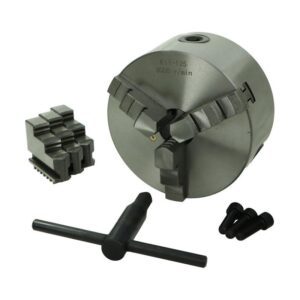 Uchwyt tokarski 3 szczękowy 125mm żeliwny samocentrujący K11-125 Uchwyt tokarski 3 szczękowy 125mm żeliwny samocentrujący K11-125