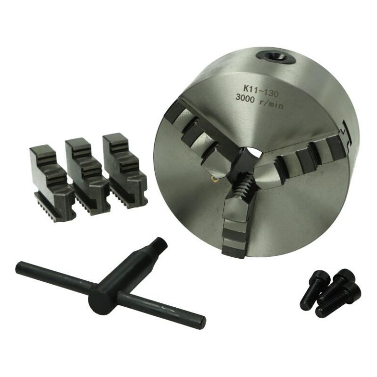 Uchwyt tokarski 3 szczękowy 130mm żeliwny samocentrujący K11-130 Uchwyt tokarski 3 szczękowy 130mm żeliwny samocentrujący K11-130